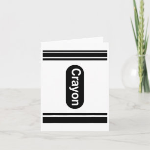 Crayon Box Matching Halloween Costume Couple Frien Karte