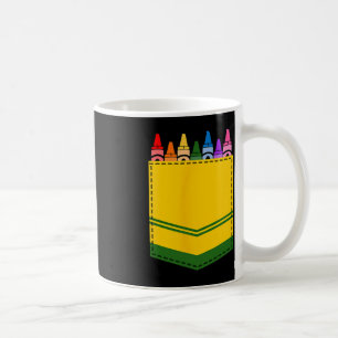 Crayon Box Pocket Teacher Geschenkartikel Kaffeetasse