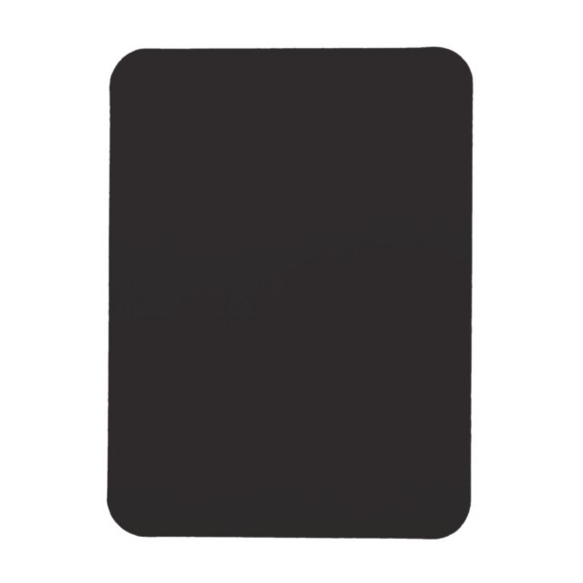 Crayon Color Black Flexible Foto Magnet (Vertikal)