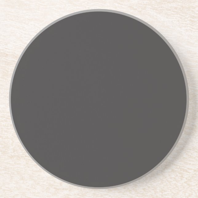 Crayon Color Black Sandstone Untersetzer (Vorne)