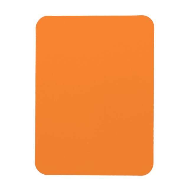 Crayon Color Orange Flexible Foto Magnet (Vertikal)