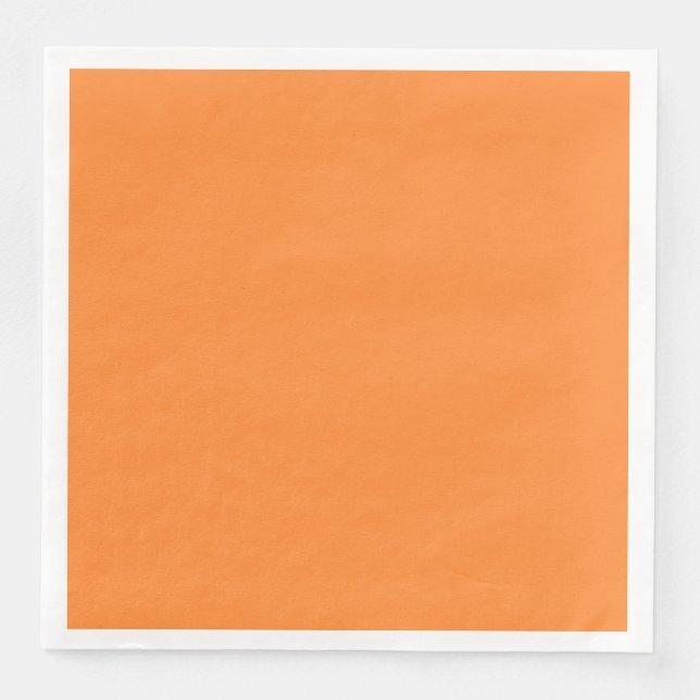 Crayon Color Orange Standard Dinner Napkin Serviette (Vorderseite)