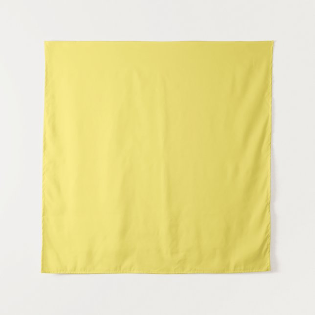Crayon Color Yellow Square 57"x 57" Tapestry Wandteppich (Vorderseite)
