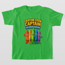 Crayon Crew Kapitän 1. Klasse T-Shirt