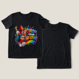 Crayon Crew | Süßes Maskottchen für die Rückkehr z Tri-Blend Shirt