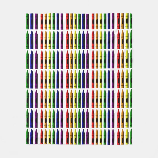 Crayon Fleecedecke (Vorderseite)