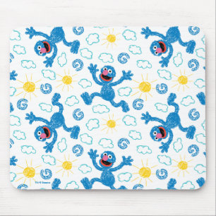 Crayon Grover Sonnenschein-Muster Mousepad