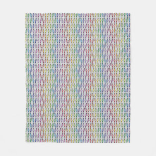 Crayon Pals Muster Fleece Blanket