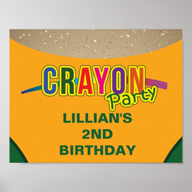 Crayon Party Poster (Vorne)