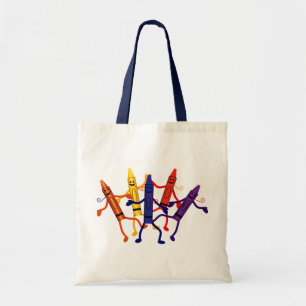 Crayon Party Tote Bag Tragetasche