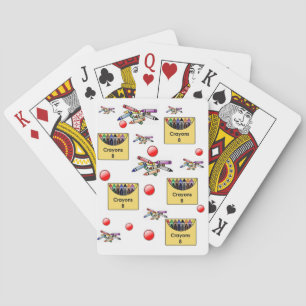 Crayon Playing Card Deck Spielkarten
