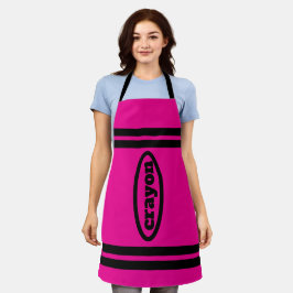 Crayon Schürze Family & Group Costumes - Fuchsia