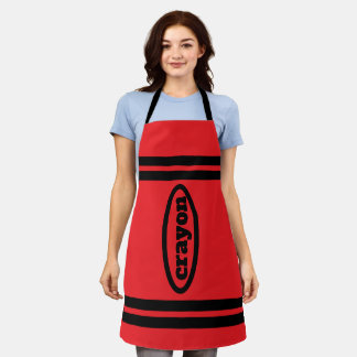 Crayon Schürze Family & Group Costumes - Red