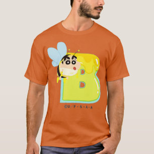 Crayon Shin-chan FUN FUN STUDY A to Z B one T-Shirt