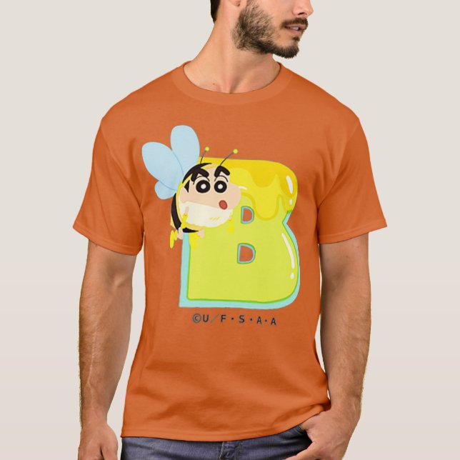 Crayon Shin-chan FUN FUN STUDY A to Z B one T-Shirt (Vorderseite)