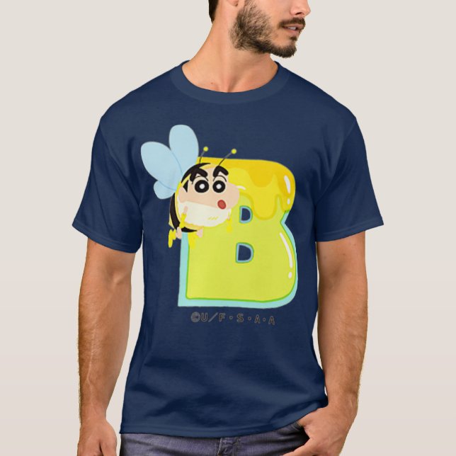 Crayon Shin-chan FUN FUN STUDY A to Z B one T-Shirt (Vorderseite)