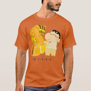 Crayon Shin-chan FUN FUN STUDY A to Z S one T-Shirt