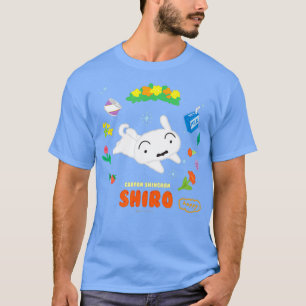 Crayon Shin-chan happyShiro Blume Ring T-Shirt