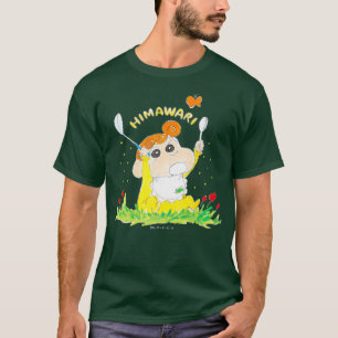 Crayon Shin-chan Himawari und Schmetterling Premiu T-Shirt