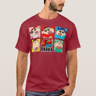 Crayon Shin-chan Set Kasukabe Defense Corps T-Shirt