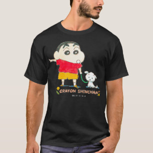 Crayon Shin-chan Shin-chan und Shiro Dort drüben T-Shirt