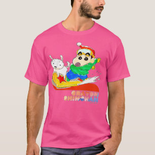 Crayon Shin-chan Snow Board Premium T-Shirt