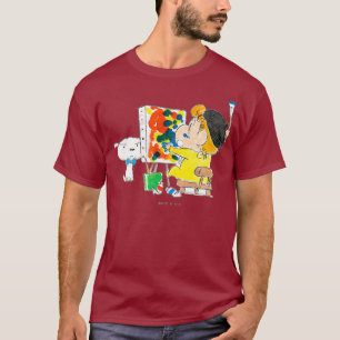 Crayon Shin-chan zeichnend Himawari T-Shirt