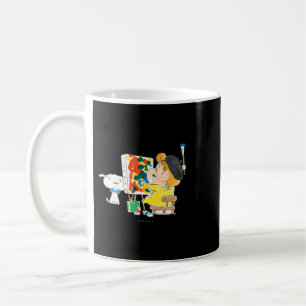 Crayon Shinchan zeichnend Himawari Kaffeetasse