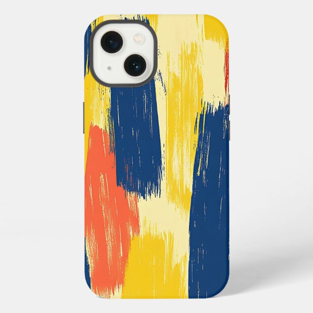 Crayon und Butterfly Brush Strokes iPhone Hülle (Rückseite)