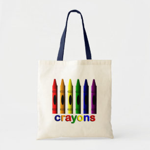 Crayons Art for Children Tote Bag Tragetasche