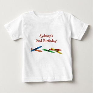 Crayons Birthday Kid's T - Shirt