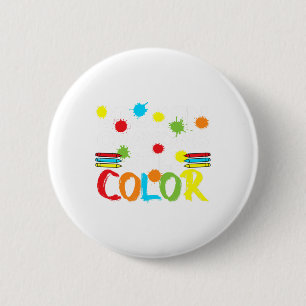 Crayons färben weiterhin Mental Health Awareness 5 Button