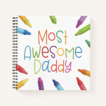 Crayons most Phantastisch Daddy Typografy | Notebo