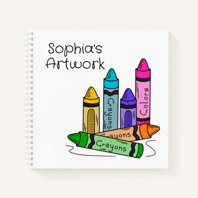 Crayons Notizbuch (Vorderseite)