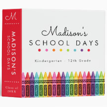 Crayons Personalisiert School Years Foto Keepake