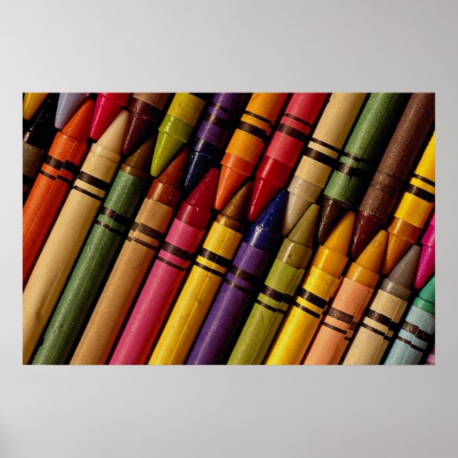 Crayons Poster (Vorne)