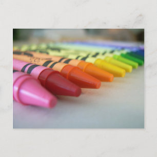 Crayons Postkarte