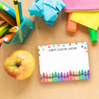 Crayons & Stars farbenfrohe Note aus der Schule