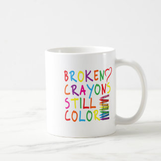 Crayons Still Color - Geschenk für psychische Gesu Kaffeetasse