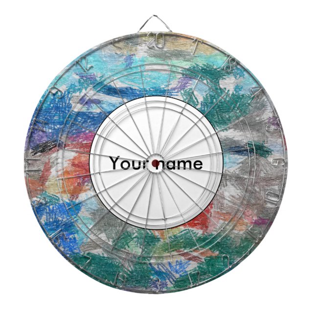 Crayons-Textur Dartscheibe (vorne)