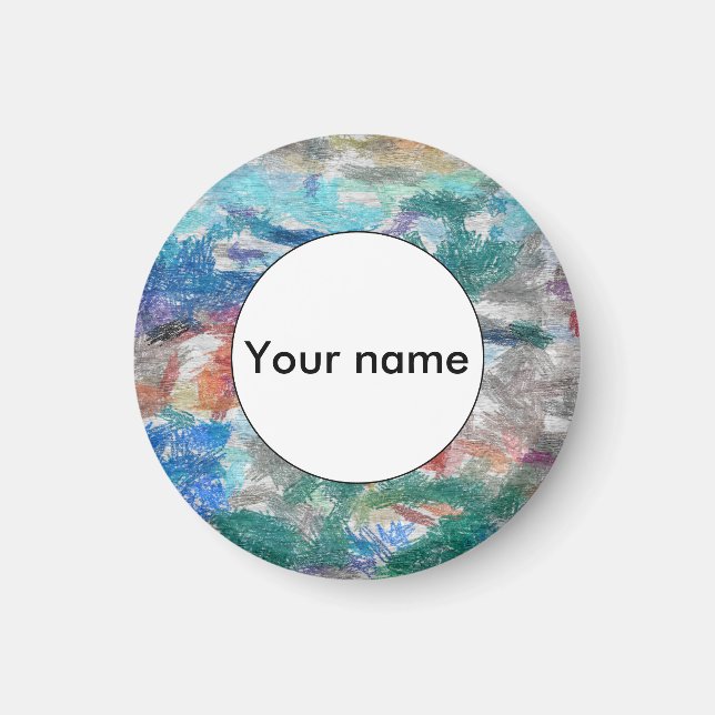 Crayons-Textur Magnet (Vorne)