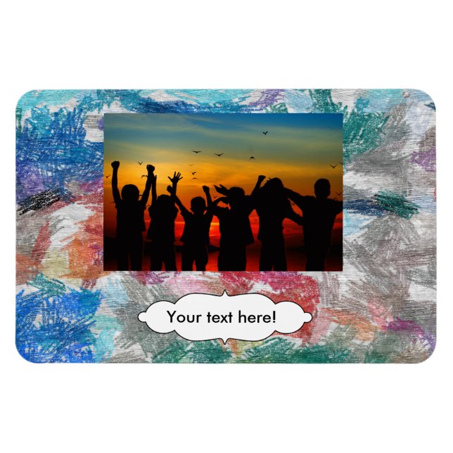 Crayons-Textur Magnet (Horizontal)