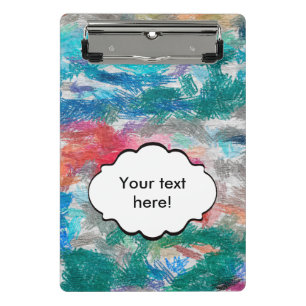 Crayons-Textur Mini Klemmbrett