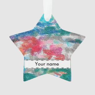 Crayons-Textur Ornament