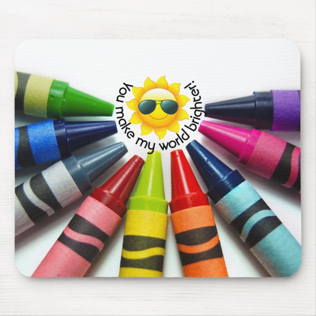 Crayons und Sunshine Mousepad (Vorne)