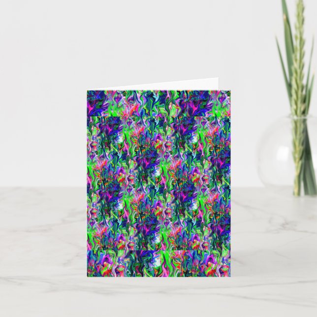 Crazee zitternder Garten... Karte (Vorderseite)