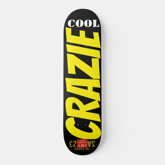 CRAZIE-COOLES Skateboard (Vorderseite)