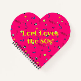 Crazy 80er - Muster Notizbuch