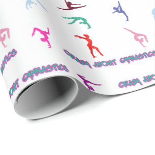 Crazy About Gymnastics Geschenkpapier
