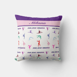Crazy About Gymnastics Kissen